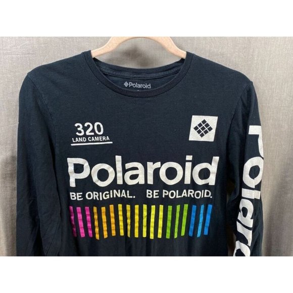 Polaroid Shirt Women Small Black Long Sleeve Pullover‎ Ladies. - Picture 2 of 9